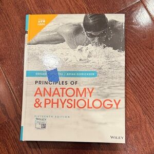 Principles of Anatomy & Physiology Textbook - Orange & Teal Cover